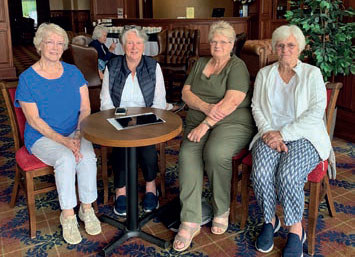 A group photo of the Ladies at Ardgartan taken by June Strange from Didcot