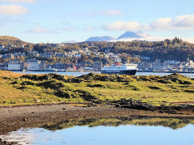 Oban's picturesque harbour