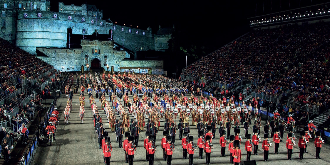 Edinburgh Tattoo on the Castle Esplanade