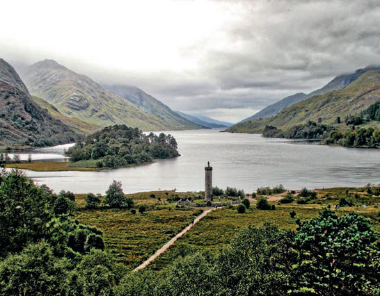 A photography of Glenfinnan Monument by Rachel Howitt Colwyn Bay