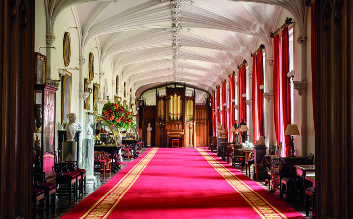 Grand interior of Scone Palace