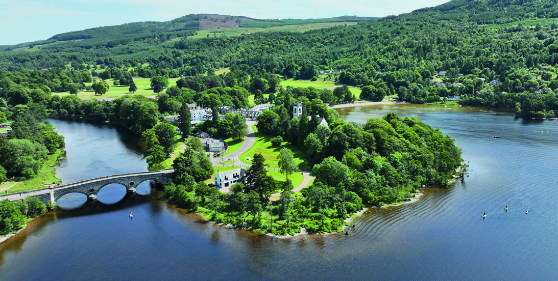 Kenmore village on Loch Tay