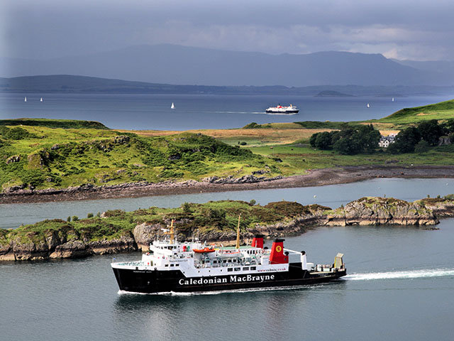 Ferry boat at Kerrera Island