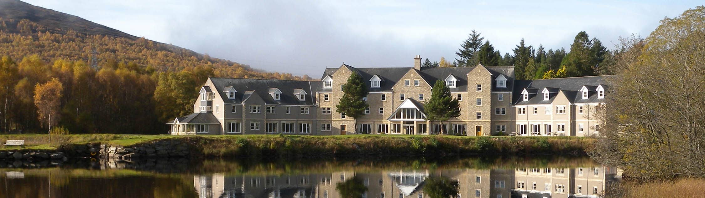 Views over Loch Tummel when you stay at the Loch Tummel Hotel on a Lochs & Glens coach holiday.