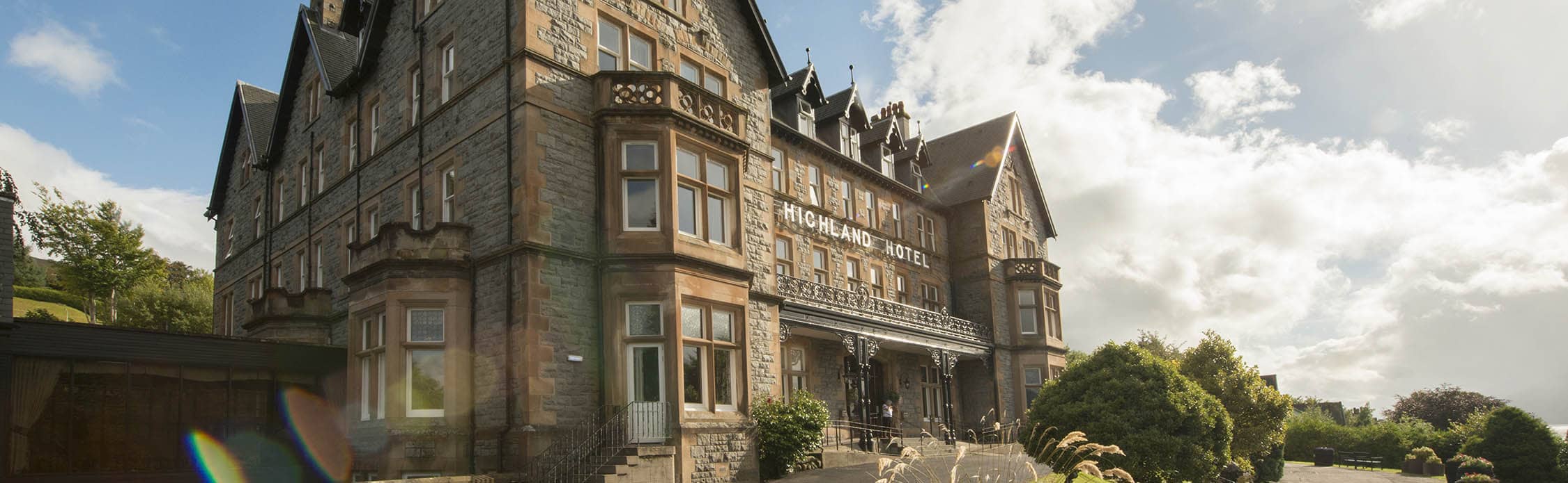 The Highland Hotel, enjoyed by customers of Lochs & Glens Coach Tours